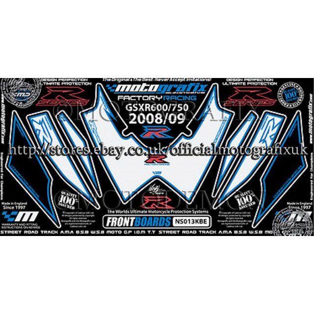 MOTOGRAFIX ボディパッド?FRONT タイプ NS013KBE MT-NS013KBE モトグラフィックス ドレスアップ・カバー GSX-R600/750｜パークアップ 店