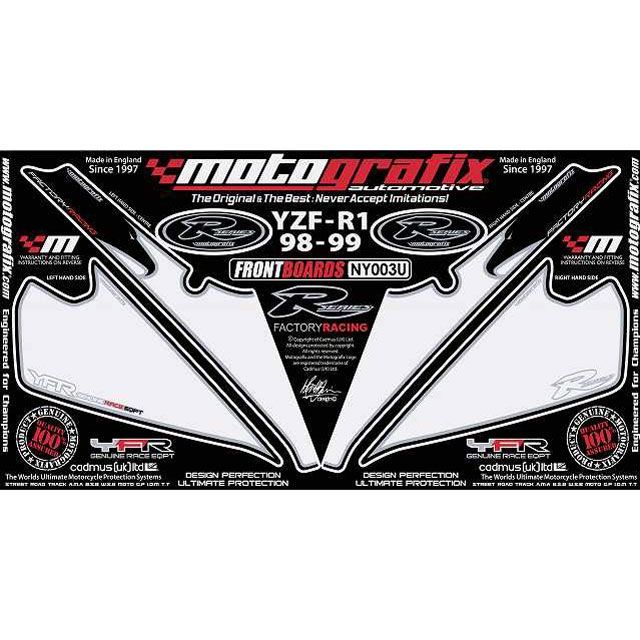MOTOGRAFIX NY003U ボディパッド Front ヤマハ MT-NY003U モトグラフィックス ドレスアップ・カバー YZF-R1｜パークアップ 店