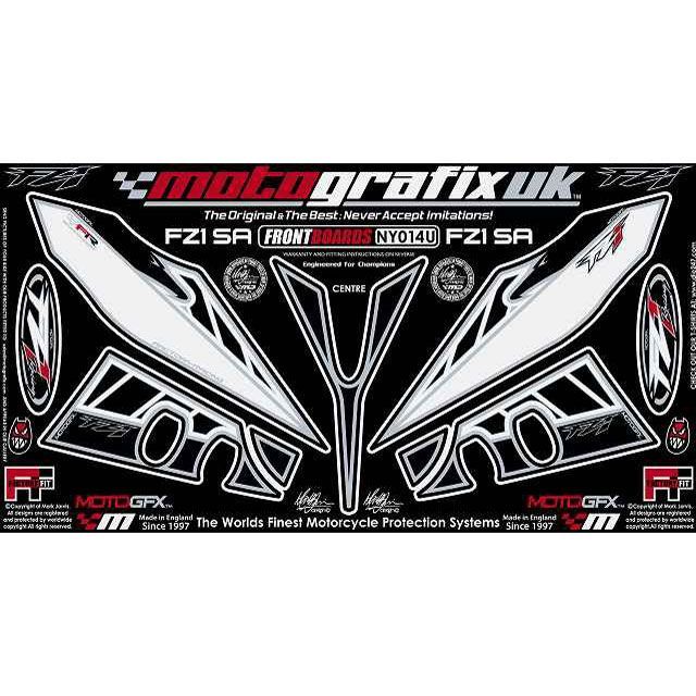 MOTOGRAFIX ボディパッド Frontパッド（3D） ヤマハ タイプ NY014U MT-NY014U モトグラフィックス ドレスアップ・カバー FZ1 SA｜パークアップ 店