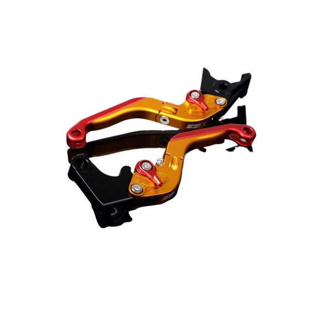 SPEEDRA アルミビレットアジャストレバーセット 可倒延長式(レバー本体:マットゴールド) アジャスター マットレッド エクステンション マットレッド LVGM005GD-RDRD メーカー在庫あり SPEEDRA レバー|パークアップ 店