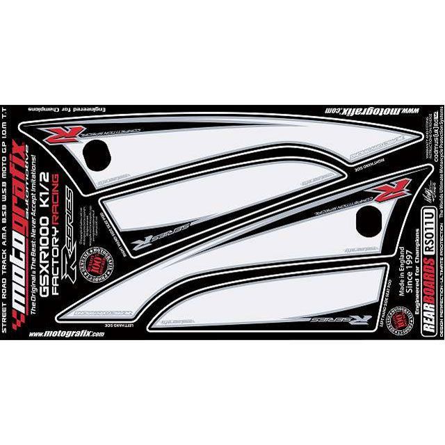 MOTOGRAFIX RS011U ボディパッド Rear スズキ MT-RS011U モトグラフィックス ドレスアップ・カバー GSX-R1000｜パークアップ 店