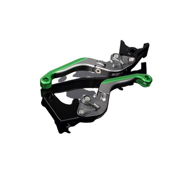 SPEEDRA アルミビレットアジャストレバーセット 可倒延長式(レバー本体:マットチタン) アジャスター マットチタン エクステンション マットグリーン LVGM030TM-TMGN メーカー在庫あり SPEEDRA レバー Ninja ZX-14R…|パークアップ 店