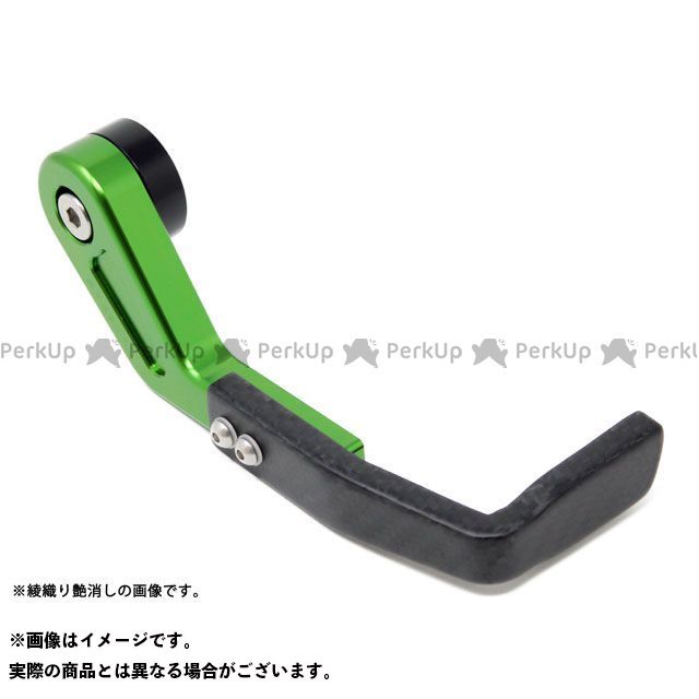 SPEEDRA レバーガード KAWASAKI M8 アルミ部分 グリーン カーボン部分 綾織り艶あり ACLGKA01GNTG SPEEDRA レバー