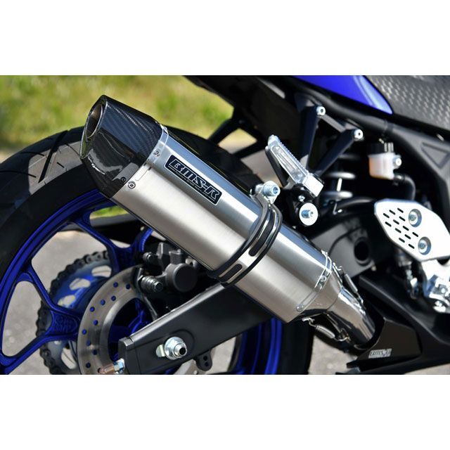 BMS RACING FACTORY CORSA-EVO II スリップオンマフラー ステンレス 政府認証 G263-64-P1J BMS マフラー本体 YZF R-25