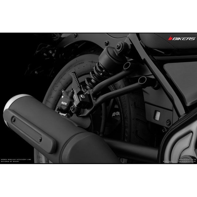 BIKERS H0419 RRフットレスト カラー ブラック H0419-BLK バイカーズ タンデムステップ関連パーツ 8,897円