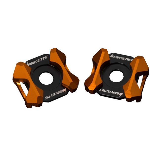 驚きの値段で Bikers カラー オレンジゴールド スイングアームチェーンアジャスタープレート K06 エントリーで最大p倍 バイカーズ Rashiastrologer Com