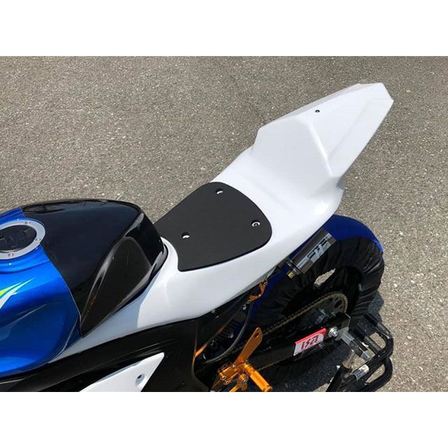 Saitaniya Factory GSX-R125 シングルシート/レース/白ゲル 仕様 バフ済み/裏板クィックファスナーver ES9GX12SSR-W4 才谷屋ファクトリー カウル・エアロ GSX-R125/150