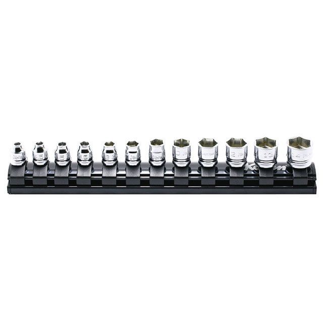Ko-ken RS2400MZ/12 12点組 1/4SQ Z-EAL 6角ソケット・レールセット RS2400MZ/12 コーケン ハンドツール