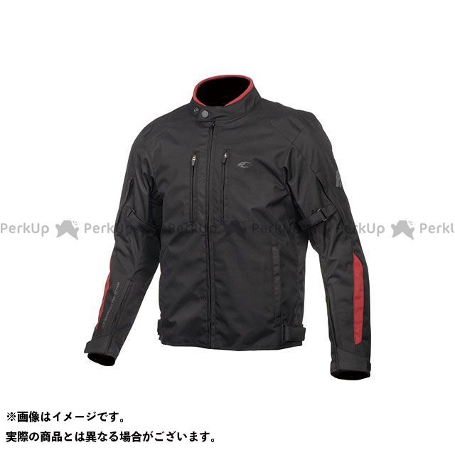 KOMINE 2019-2020秋冬モデル JK-603 プロテクトウィンタージャケット（ブラック/レッド） サイズ 2XL ・07-603 コミネ ジャケット