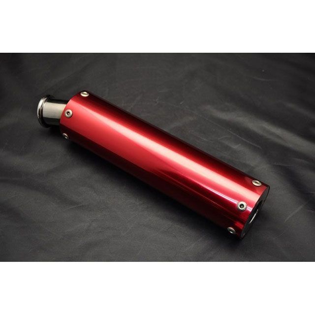 T2Racing スリムアルミサイレンサー（レッド） ステッカー 楕円タイプ T2-CB-S-016 T2レーシング インナーサイレンサー NSR250