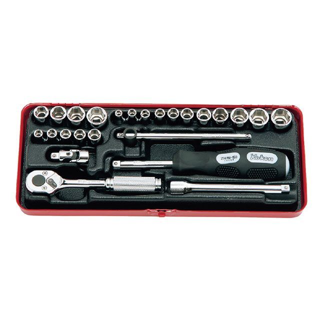 Ko-ken 2201AM 25点組 1/4SQ ソケット鍵仕掛ける 入れもの付 2201AM コーケン 御手々手道具