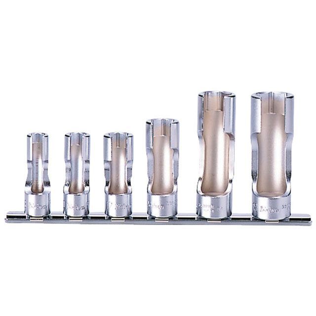 Ko-ken RS3300FN/6 6点組 3/8SQ フレアナットソケット・レールセット RS3300FN/6 コーケン ハンドツール