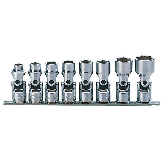 Ko-ken RS3440A/8 8点組 3/8SQ 12角ユニバーサルソケット・レールセット RS3440A/8 コーケン ハンドツール
