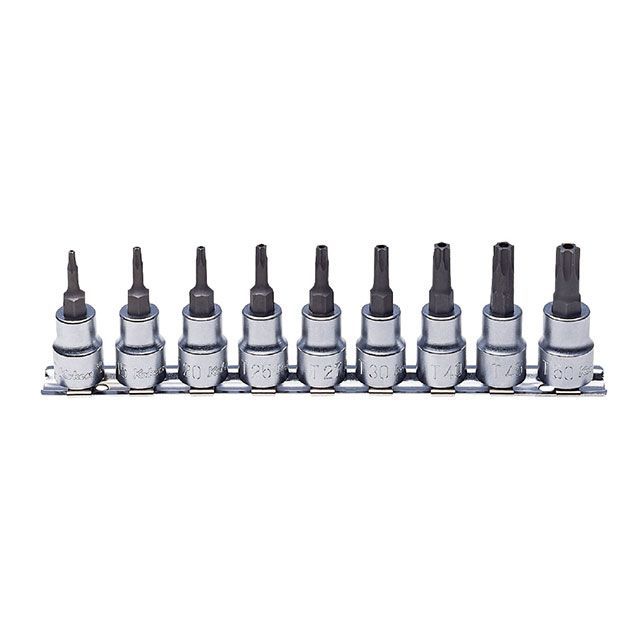 Ko-ken RS3025/9-HOLE 9点組 3/8SQ イジリ打ち切りトルクスビットソケット・レールセット RS3025/9-HOLE 製造業者店卸し資産あり コーケン お手々物の具