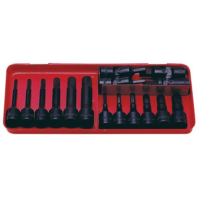Ko-ken 3219M 16点組 3/8SQ ヘックスビットソケットセット ケース付 3219M コーケン ハンドツール