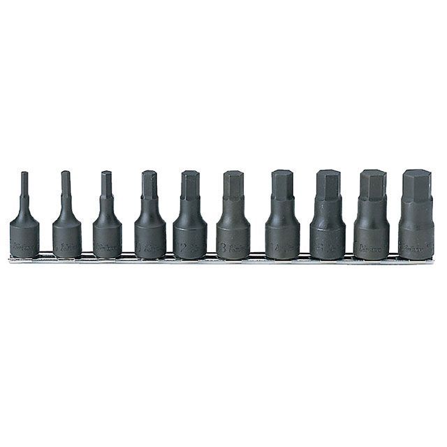 Ko-ken RS4012A/10-L60 10点組 1/2SQ ヘックスビットソケット 全長60粍・線路仕掛ける RS4012A/10-L60 コーケン お手々物の具