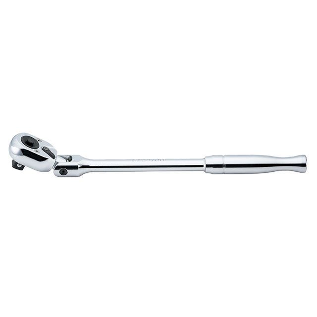 Ko-ken 4774PB 1/2SQ プッシュボタン式首振ラチェットハンドル ポリッシュグリップ 全長330mm 4774PB コーケン ハンドツール