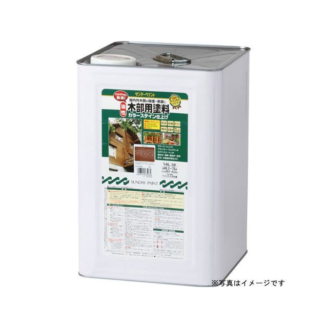 sundaypaint 油性木部カラーステイン ライトオーク 14L #265053 サンデーペイント 日用品｜パークアップ 店