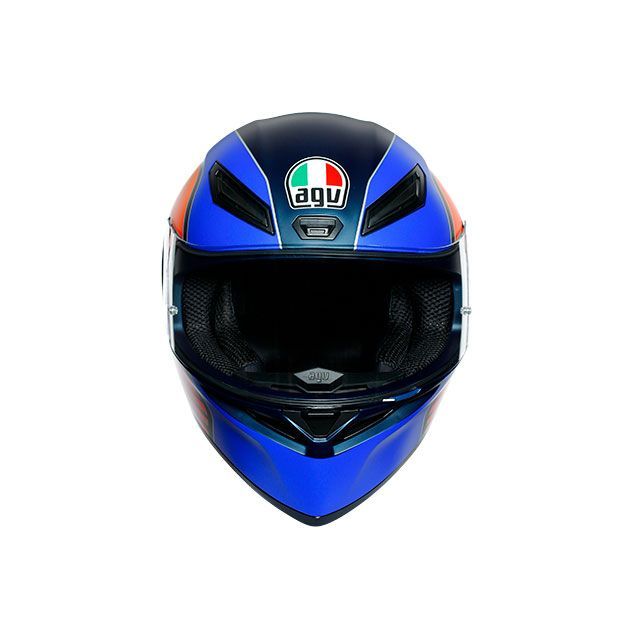 AGV K1 008-POWER MATT DARK BLUE/ORANGE/WH サイズ S 028192IY008-S エージーブイ フルフェイスヘルメット
