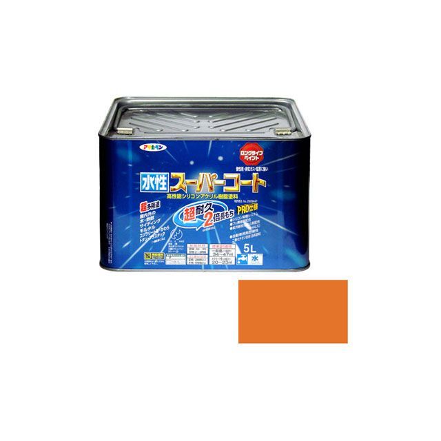 asahipen 水性スーパーコート 5L（ラフィネオレンジ） AP9011491 アサヒペン 日用品 7,734円