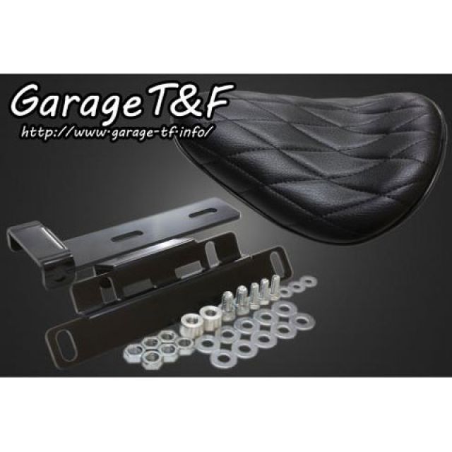 T&F ソロシート（ダイヤ）ブラック＆リジットマウントキット ・EST250ST02BK ガレージT&F シート関連パーツ エストレヤRSカスタム エストレヤRS｜パークアップ 店