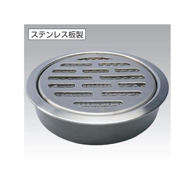 AWES ステンレス製排水目皿（VP・VU兼用）防虫アミ付 D-3VSSB-PU 100 アウス 日用品｜パークアップ 店