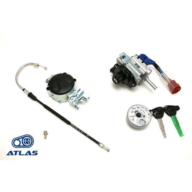 ATLAS アトラス 5型シグナスX(CYGNUS X SED8J B8S)フューエルキャップ メインスイッチオープナーオリジナルキット PTG-B965S アトラス タンク関連パーツ
