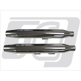Chrome Works スリップオンマフラー 3インチ・テーパード 2007年以降 FATBOY＆デュース（A） 202460 クロームワークス マフラー本体 FLSTF/FXSTD