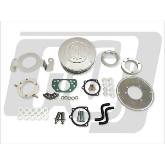 GUTS CHROME シールドSUエアクリーナーキット50mm 93-99エボBT 6100-1508 ガッツクローム エアクリーナー EVO B／Tモデル