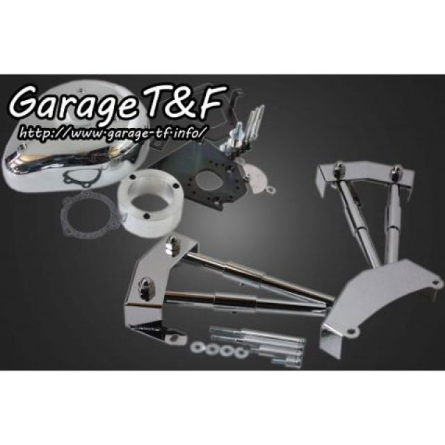 T&F ティアドロップ＆プッシュロッドカバーSET ・SS400AC08 ガレージT&F その他外装関連パーツ スラッシャー400