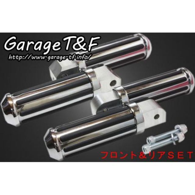 T&F レールフットペグ セット内容 フロント＆リアセット ・SS400FP08 ガレージT&F ステップ シャドウスラッシャー400