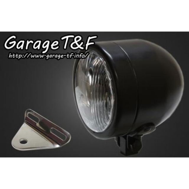 T&F 4インチドームライト&ライトステー(タイプA)キット カラー ブラック ・SS400HL15 ガレージT&F ヘッドライト・バルブ スラッシャー400|パークアップ 店
