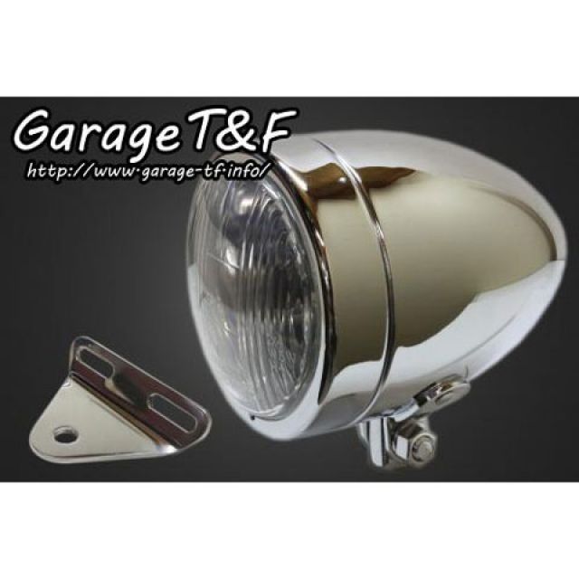 T&F 4インチスリムライト(ロング)&ライトステー(タイプA)キット ・SS400HL06 ガレージT&F ヘッドライト・バルブ スラッシャー400|パークアップ 店