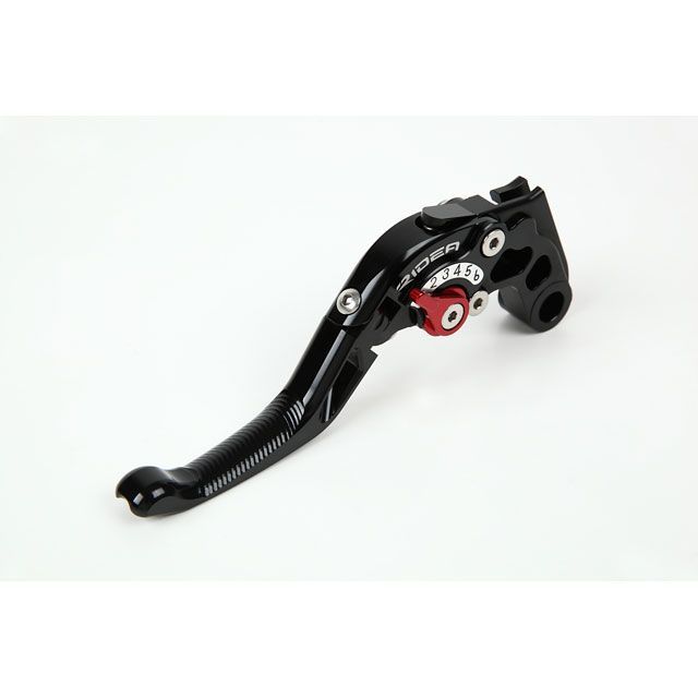 RIDEA 可倒式アジャストショートクラッチレバー（ブラック） アジャスト ブラック RIKT02478-BK リデア レバー 390 DUKE｜パークアップ 店