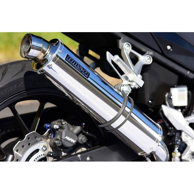 BMS RACING FACTORY R-EVO スリップオンマフラー ステンレス 政府認証 G191-53-P6J BMS マフラー本体 CBR400R|パークアップ 店