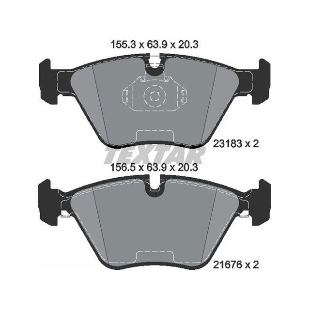 TEXTAR 2318381 ブレーキパッド 2318381 テクスター ブレーキ 8,404円
