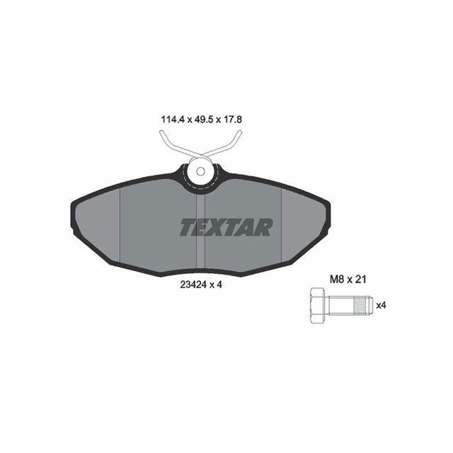 TEXTAR 2342401 ブレーキパッド 2342401 テクスター ブレーキ
