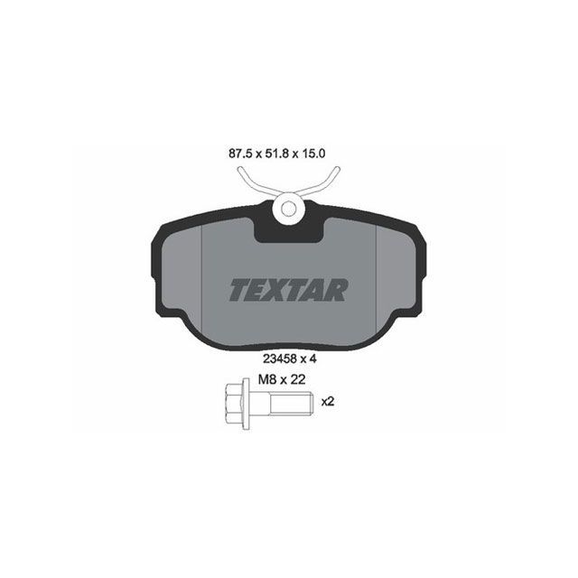 TEXTAR 2345801 ブレーキパッド 2345801 テクスター ブレーキ