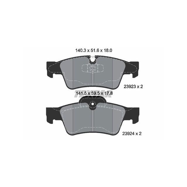 TEXTAR 2392301 ブレーキパッド 2392301 テクスター ブレーキ｜パークアップ 店
