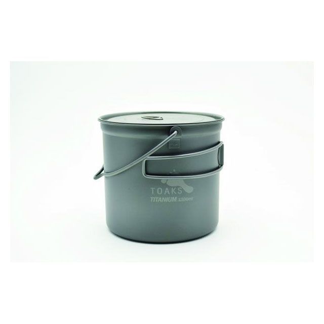 TOAKS チタニウムポット POT-1100 ベイルハンドル ・13234 トゥークス 室外膳立て備品