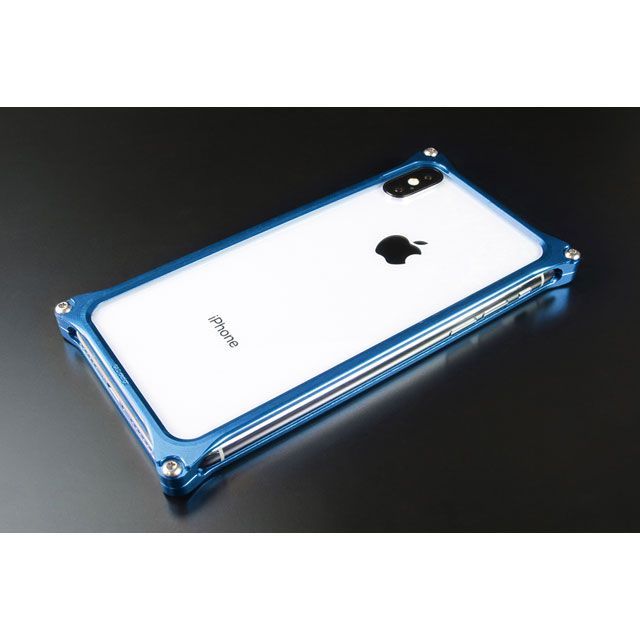 GILD design GI-422BL ソリッドバンパー for iPhone Xs/X（ブルー） 42485 GILD design（mobile item） 小物・ケース類｜パークアップ 店