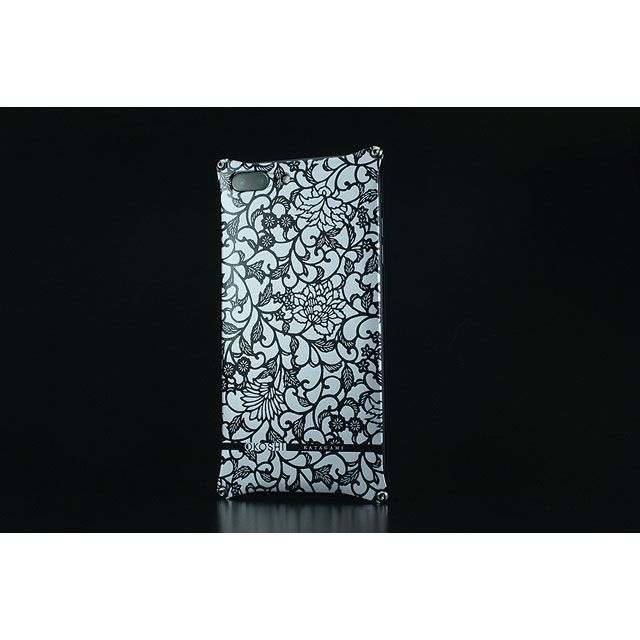 GILD design GOK-280AB OKOSHI-KATAGAMI アラベスク for iPhone 8Plus/7Plus（ブラック） 42139 GILD design（mobile item） 小物・ケース類