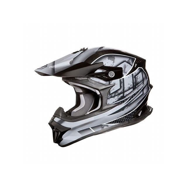 ZEALOT マッドジャンパー2 オフロード用ヘルメット CARBON HYBRID GRAPHIC GRAY METALLIC サイズ XL MJC0012/XL ジーロット オフロードヘルメット