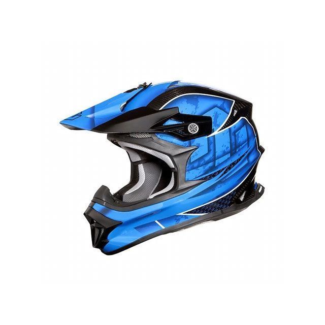 ZEALOT マッドジャンパー2 オフロード用ヘルメット CARBON HYBRID GRAPHIC BLUE サイズ XL MJC0013/XL ジーロット オフロードヘルメット