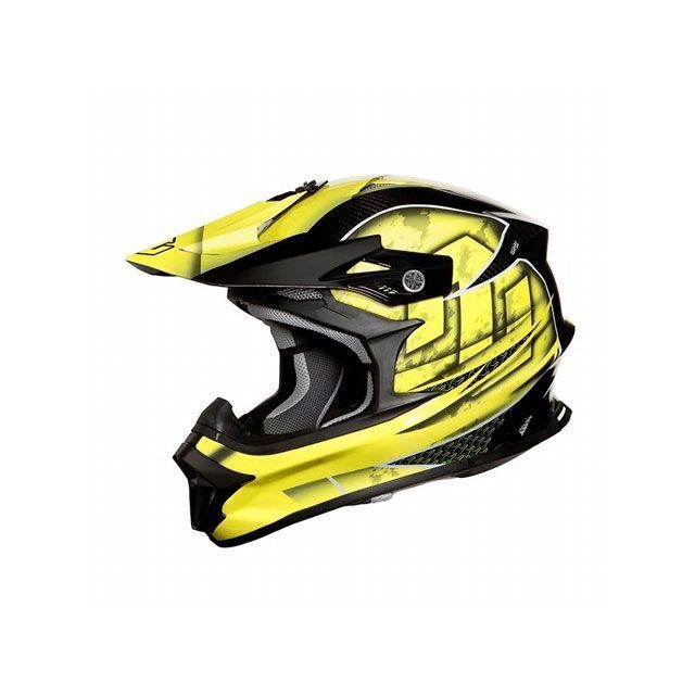 ZEALOT マッドジャンパー2 オフロード用ヘルメット CARBON HYBRID GRAPHIC YELLOW サイズ L MJC0014/L ジーロット オフロードヘルメット