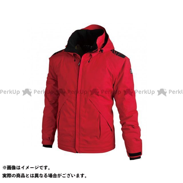 TS DESIGN メガヒート防水防寒ジャケット（レッド） サイズ 4L 18226 TSデザイン ジャケット
