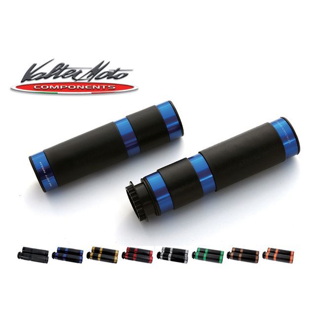 Valter Moto components アルミグリップ STREET カラー ブルー VMC-GRP02 02 バルターモトコンポーネンツ グリップ関連パーツ