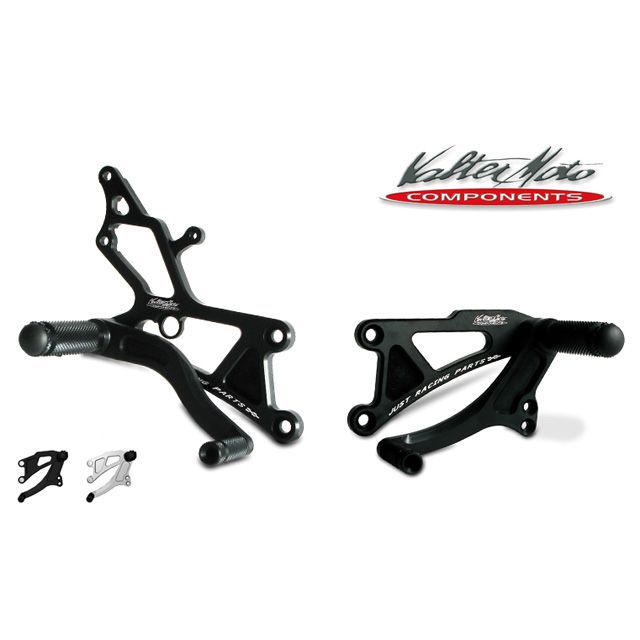 Valter Moto components バックステップ タイプ1（ブラック） VMC-PEK059NT10A 00 バルターモトコンポーネンツ バックステップ関連パーツ ZX-6R｜パークアップ 店