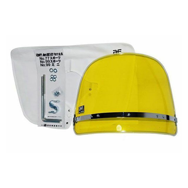 Z-FATHER BROTHERZ イエロー風防/Yellow-FUBO 白布タレ gd5284 ゼットファーザーブラザーズ スクリーン関連パーツ｜パークアップ 店