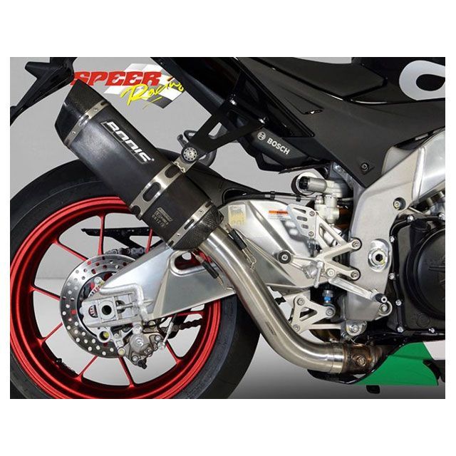 BODIS P-TEC II スリップオン・ステンレスブラック｜ARSV4-012 bod_ARSV4-012 ボディス マフラー本体 RSV4｜パークアップ 店